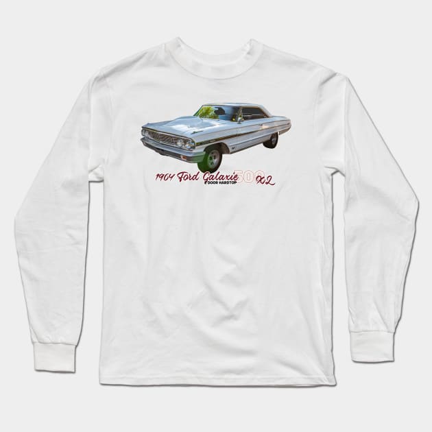 1964 Ford Galaxie 500 XL 2 Door Hardtop Long Sleeve T-Shirt by Gestalt Imagery